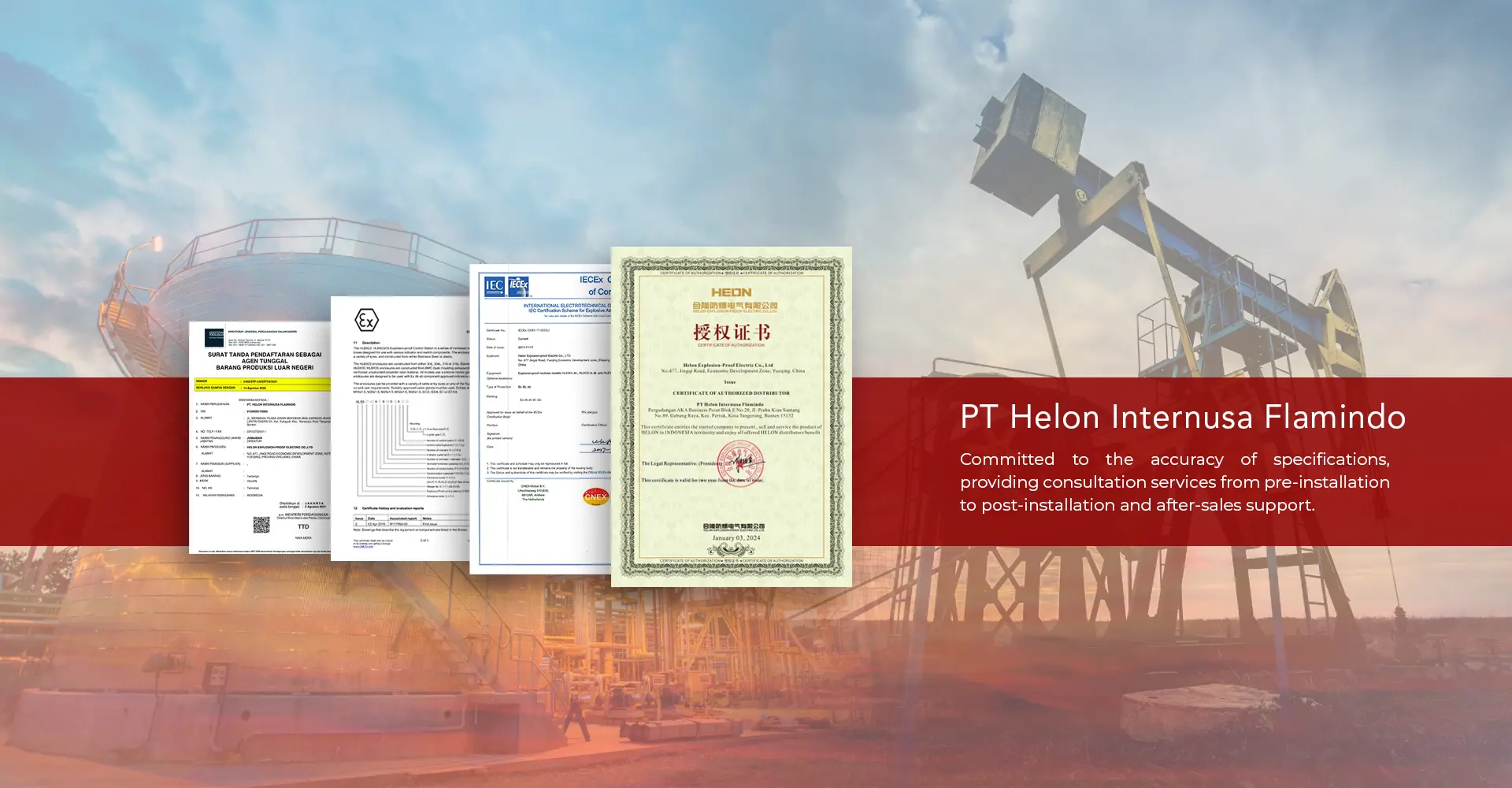 Helon Explosion Proof Banner 1